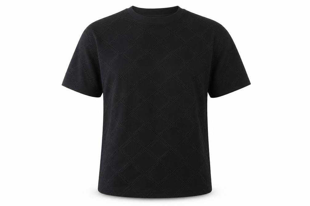 Marks and Spencer Black Geometric T-Shirt Size 10