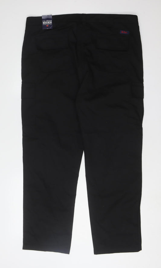 Lee Cooper Women’s Black Cargo Trousers Size 18