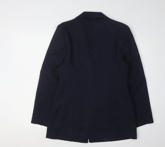 Berketex Women's Blue Blazer, Size 12, Single-Breasted