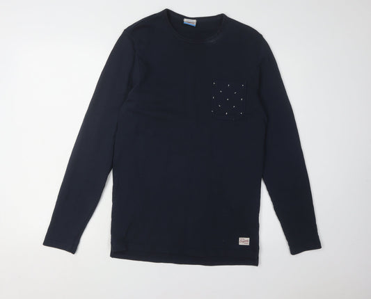Jack & Jones Blue Unisex Small Pullover Sweatshirt