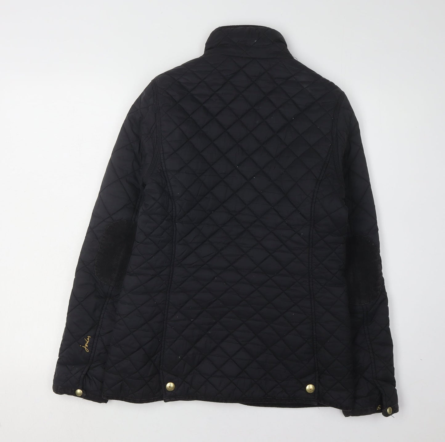 Joules Women's Black Quilted Jacket Size 10
