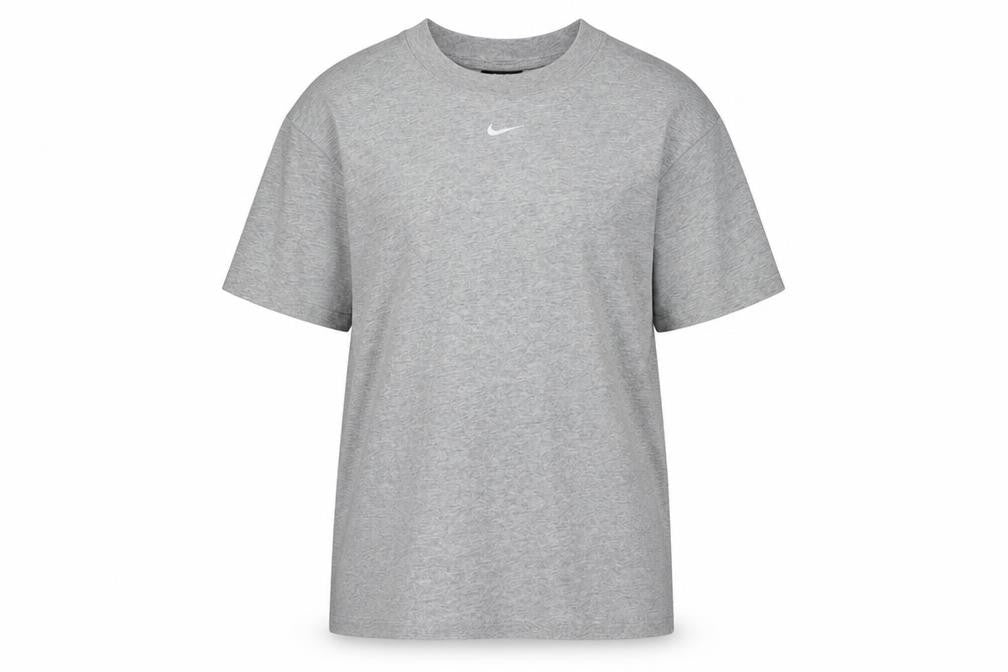 Unisex Adultss UK Size XS Nike Grey Cotton T-Shirt