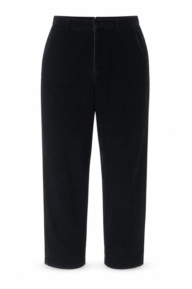J.CREW Women's Black Corduroy Trousers Size 8