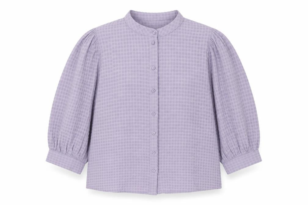 Womens UK Size 6 Jacqueline de Yong Purple Polyester Blend Button-Up
