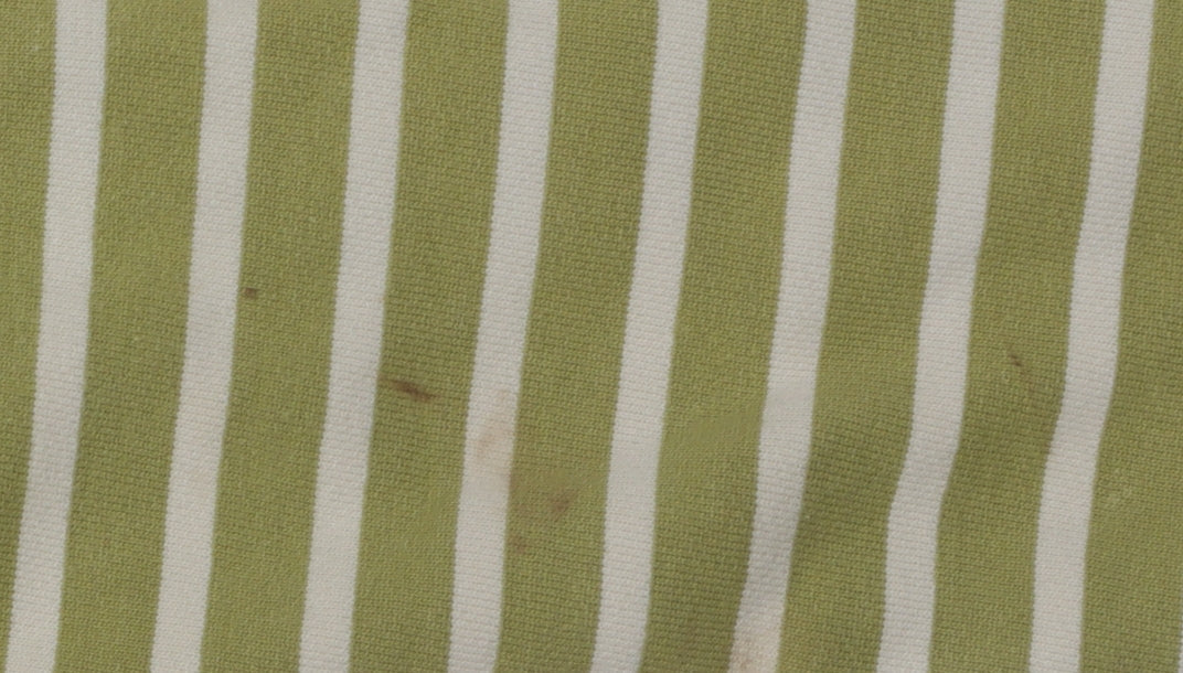 Joules Women's Green Striped Cotton Hoodie, Size 6