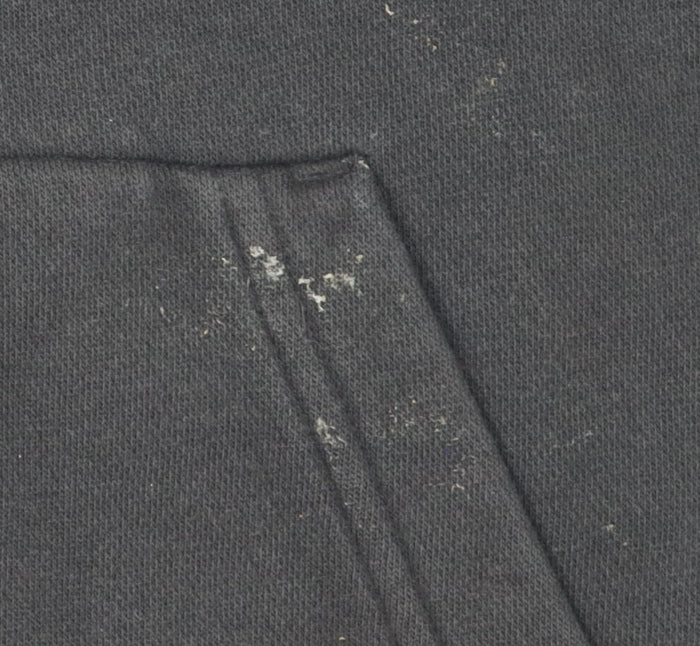 Adidas Boys Black Hoodie, 13-14 Years, Striped Pullover