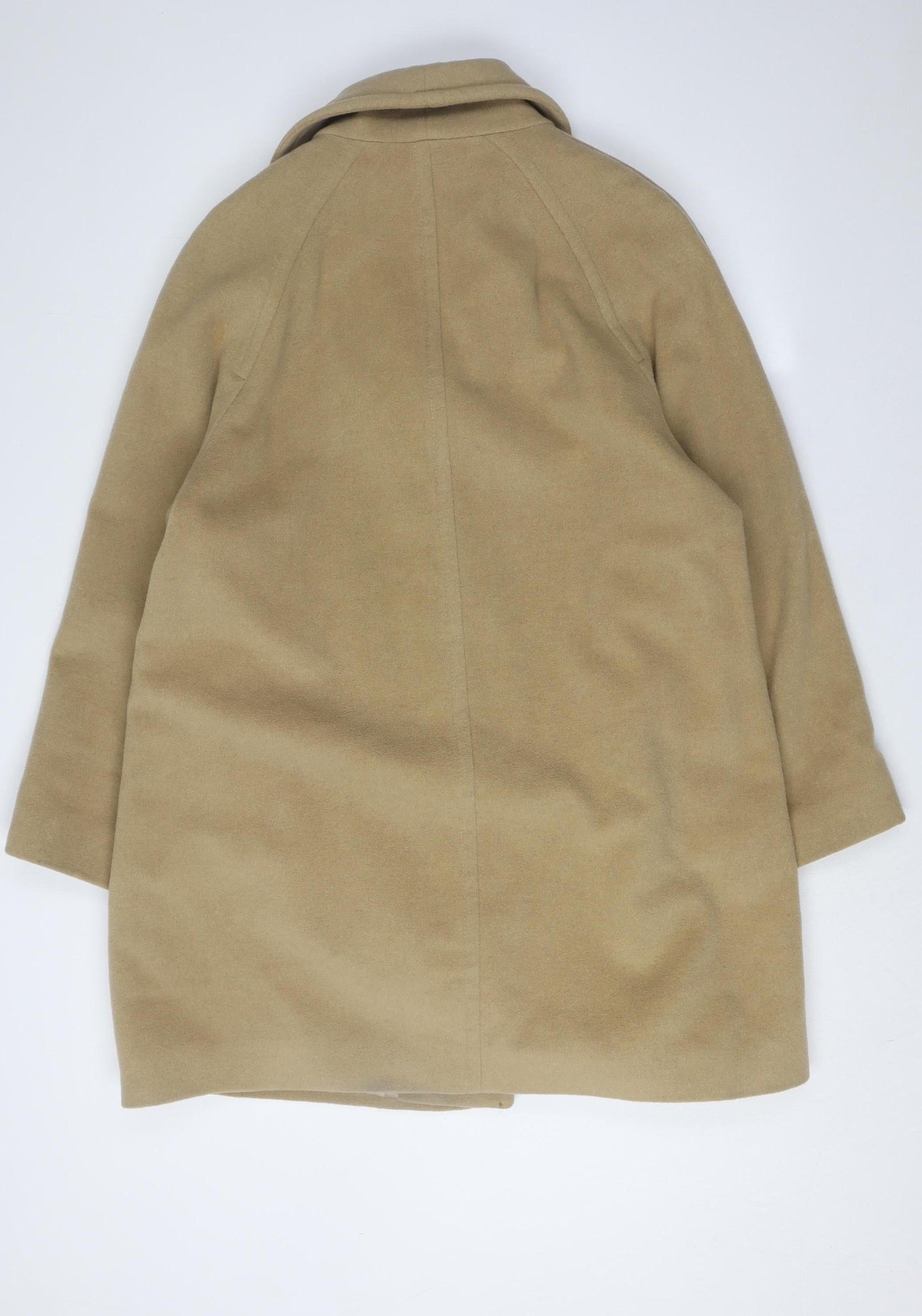 Windsmoor Women's Beige Coat Size 12 Lined Wool Blend
