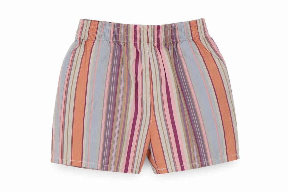 Kenzo Kids Multicoloured Striped Cotton Shorts 18M Unisex