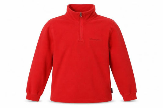 Champion Boys Red Fleece 1/2 Zip Sweatshirt 11-12 Years