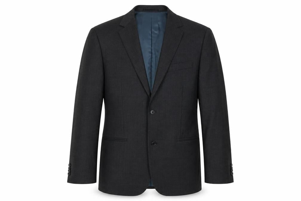 Mens 40 Chest Regular T.M.Lewin Grey Two-Button Blazer