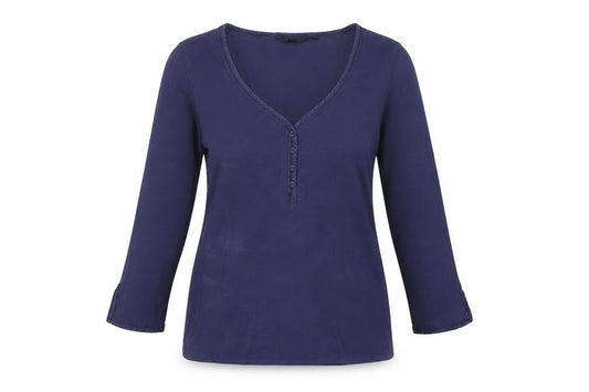 Womens UK Size 10 Boden Purple Cotton T-Shirt