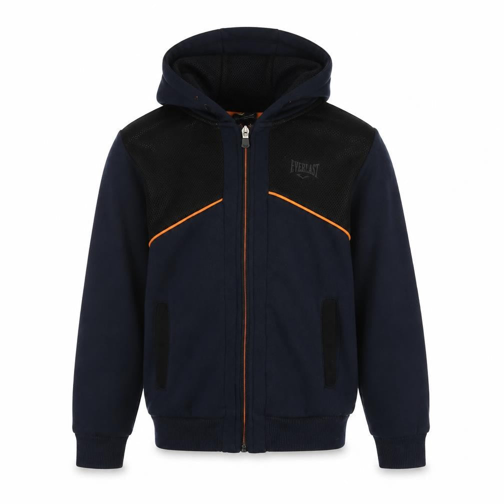Everlast Boys Navy Hoodie 9-10 Years Full Zip Polyester