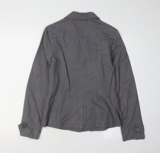 Laura Ashley Women’s Grey Blazer Size 8 Regular Fit