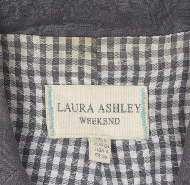 Laura Ashley Women’s Grey Blazer Size 8 Regular Fit