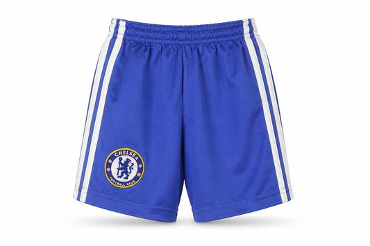 Adidas Boys Blue Football Shorts Size 4Y Athletic Elastic