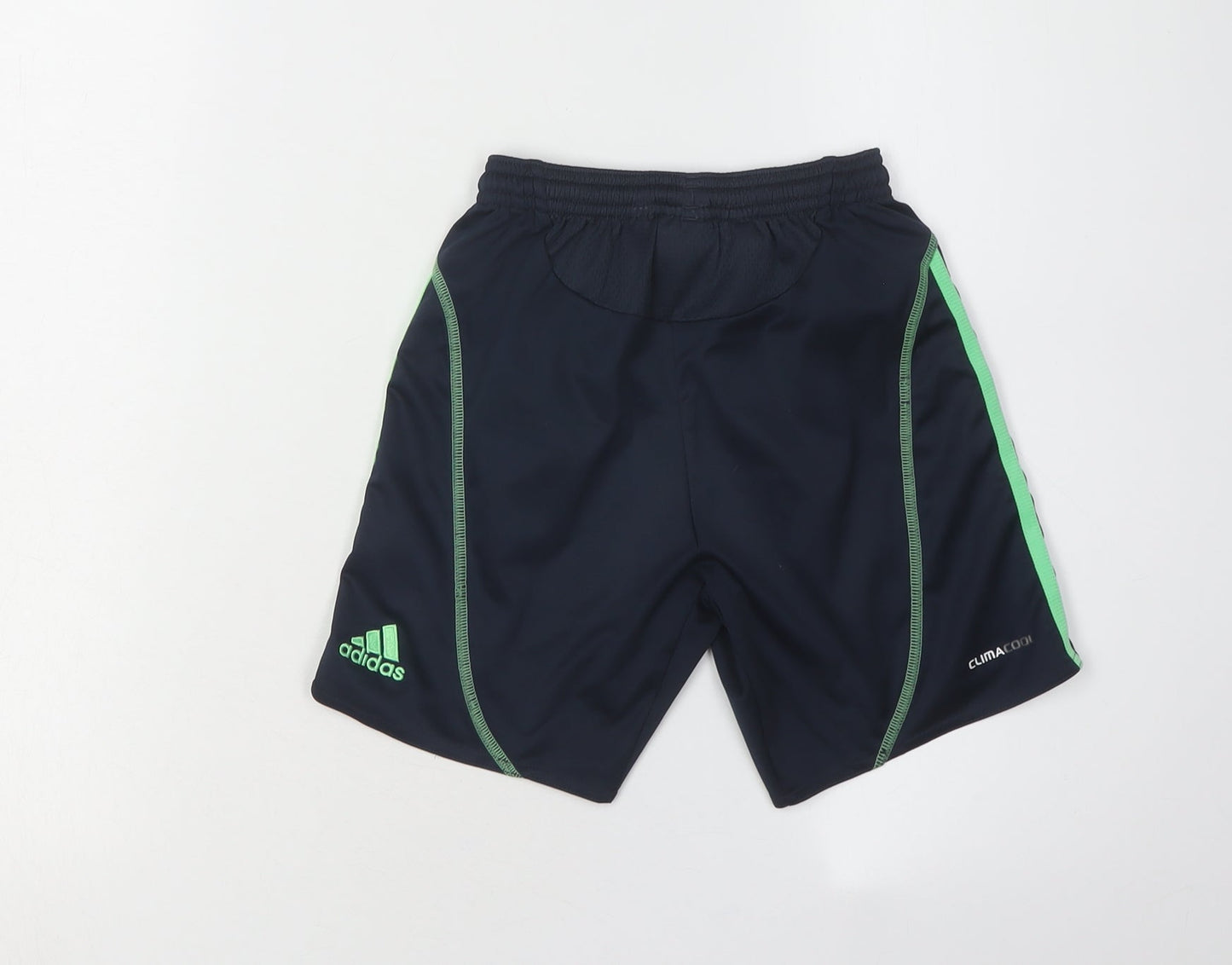 Adidas Boys Blue Athletic Football Shorts 7-8 Years