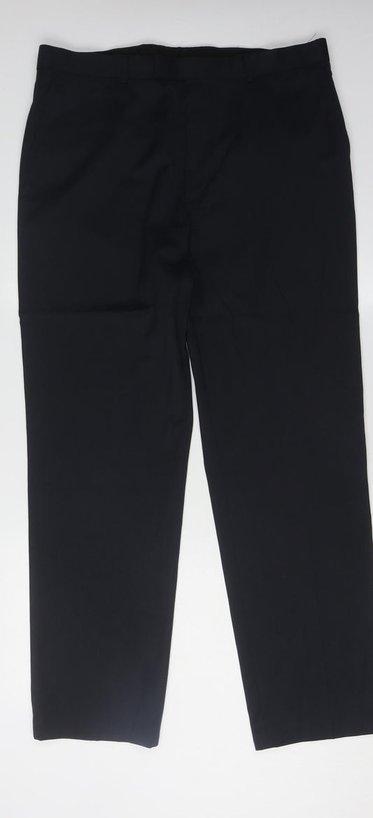 Austin Reed Men's Black Dress Pants 36 Regular