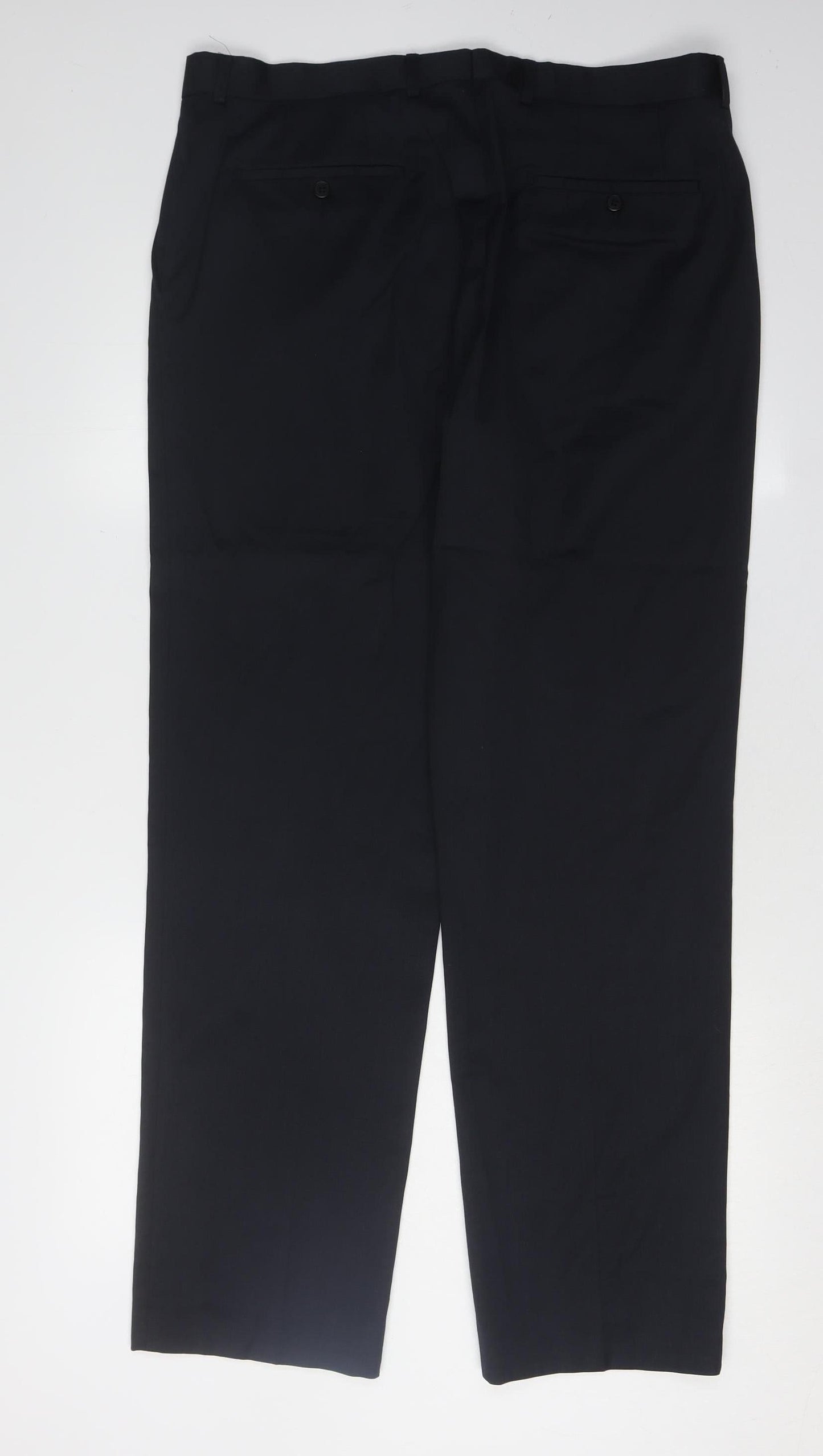Austin Reed Men's Black Dress Pants 36 Regular