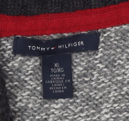 Tommy Hilfiger Women's XL Geometric Cardigan