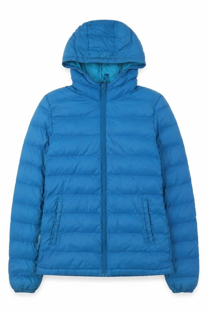 Womens UK Size UK 8 Regular Mountain Warehouse Blue Nylon Jacket