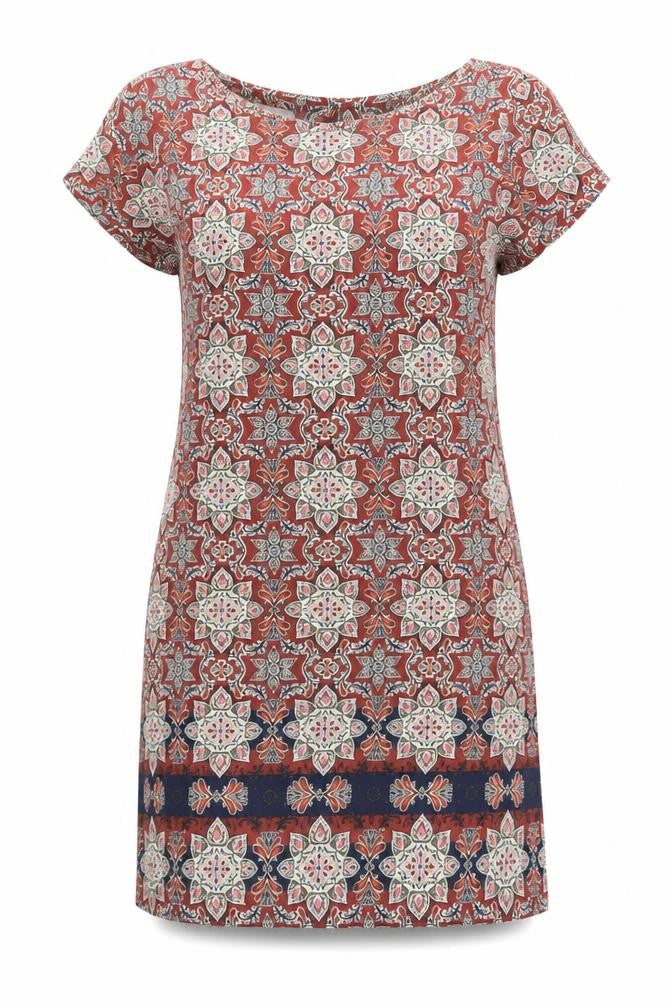 Laura Clement Women's Multicoloured Geometric Dress Size 12