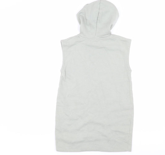Candy Couture Boys Grey Sleeveless Hoodie Age 9