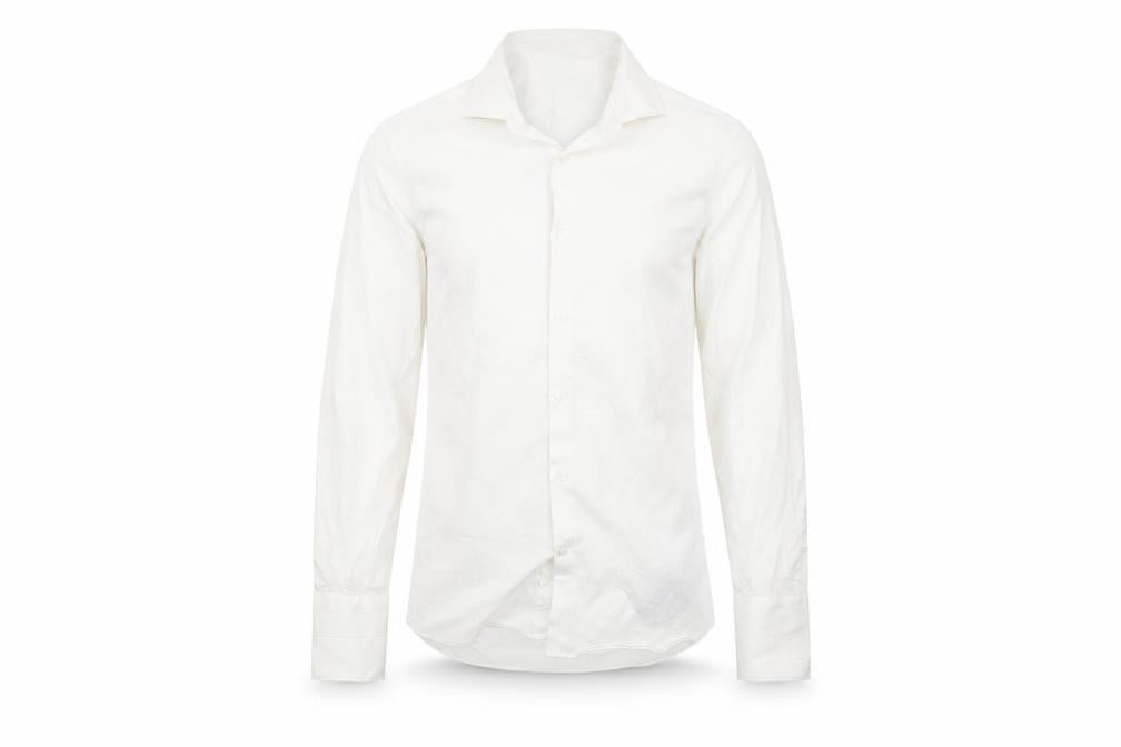 Moss London Men's White Button-Up Shirt Size 38