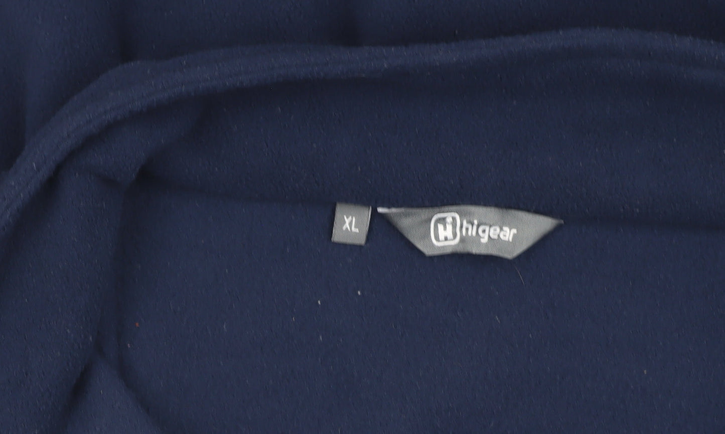 HiGear Men's Blue Fleece Jacket XL - Casual Full Zip