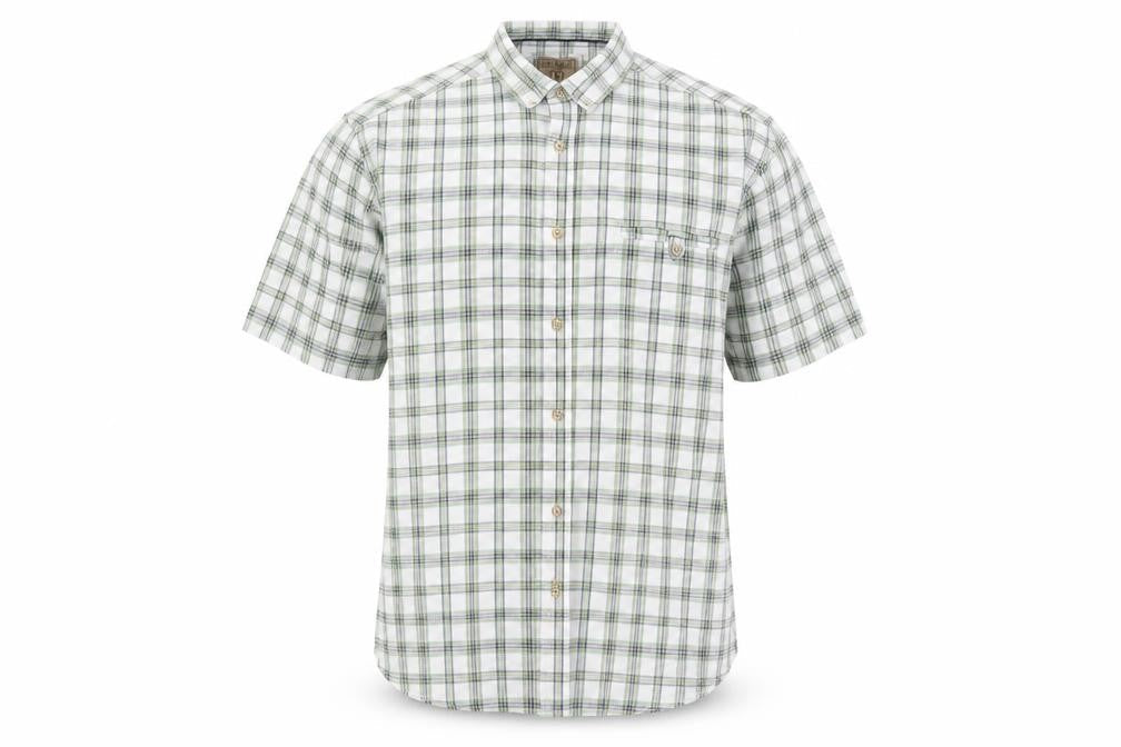 P.G. Field Men's Green Plaid Button-Up Shirt L