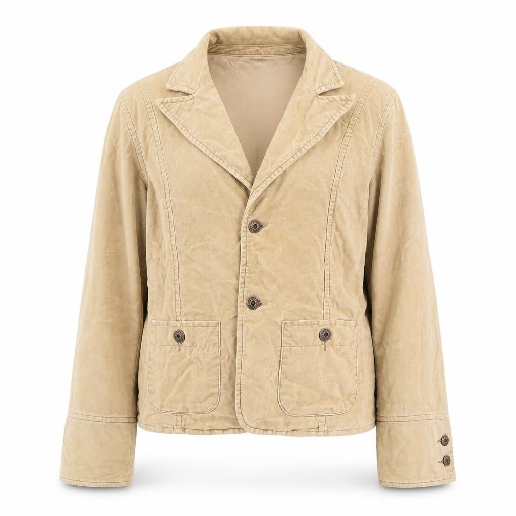 Buffalo Shop Women's Beige Jacket Size L Casual