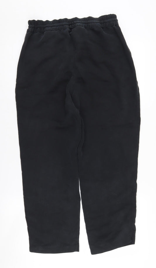 H&M Women’s Black Jogger Trousers, Size S, Relaxed Fit