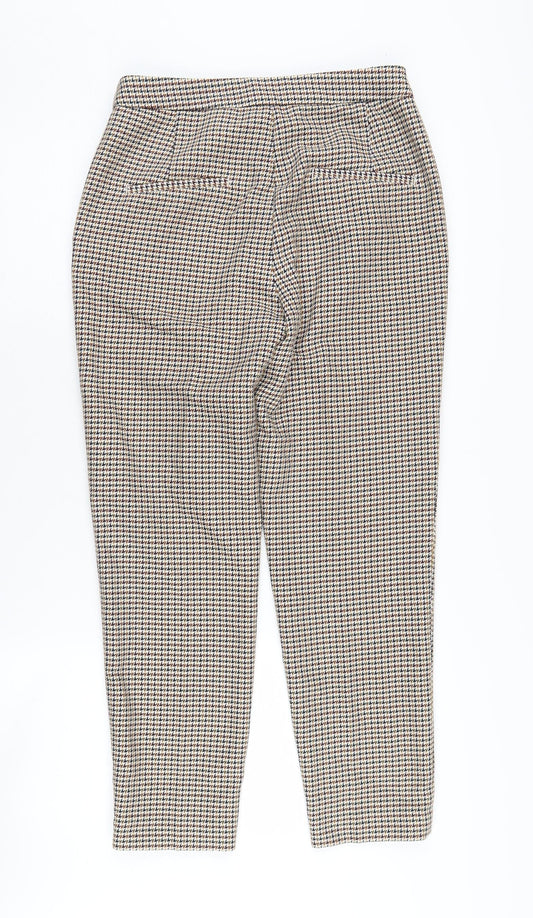 H&M Women's Multicoloured Trousers Size 8 Classic Fit