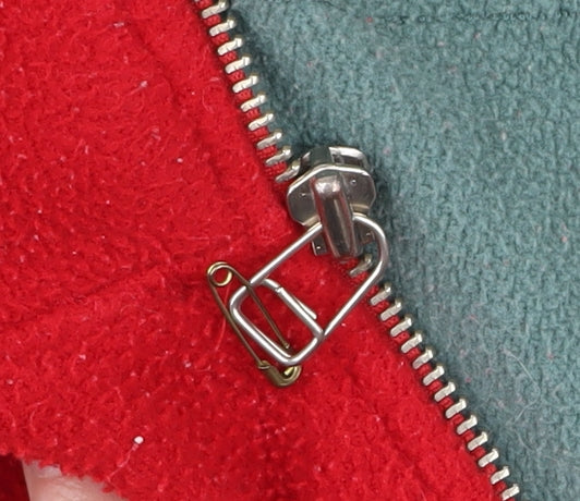 Jones & Jones Men's Red 1/4 Zip Graphic Sweatshirt, L