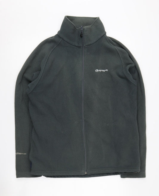 Sprayway Men's Grey Fleece Jacket, Size L, Casual Wear