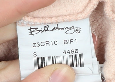 Billabong Women's Pink Logo Sweatshirt Size S
