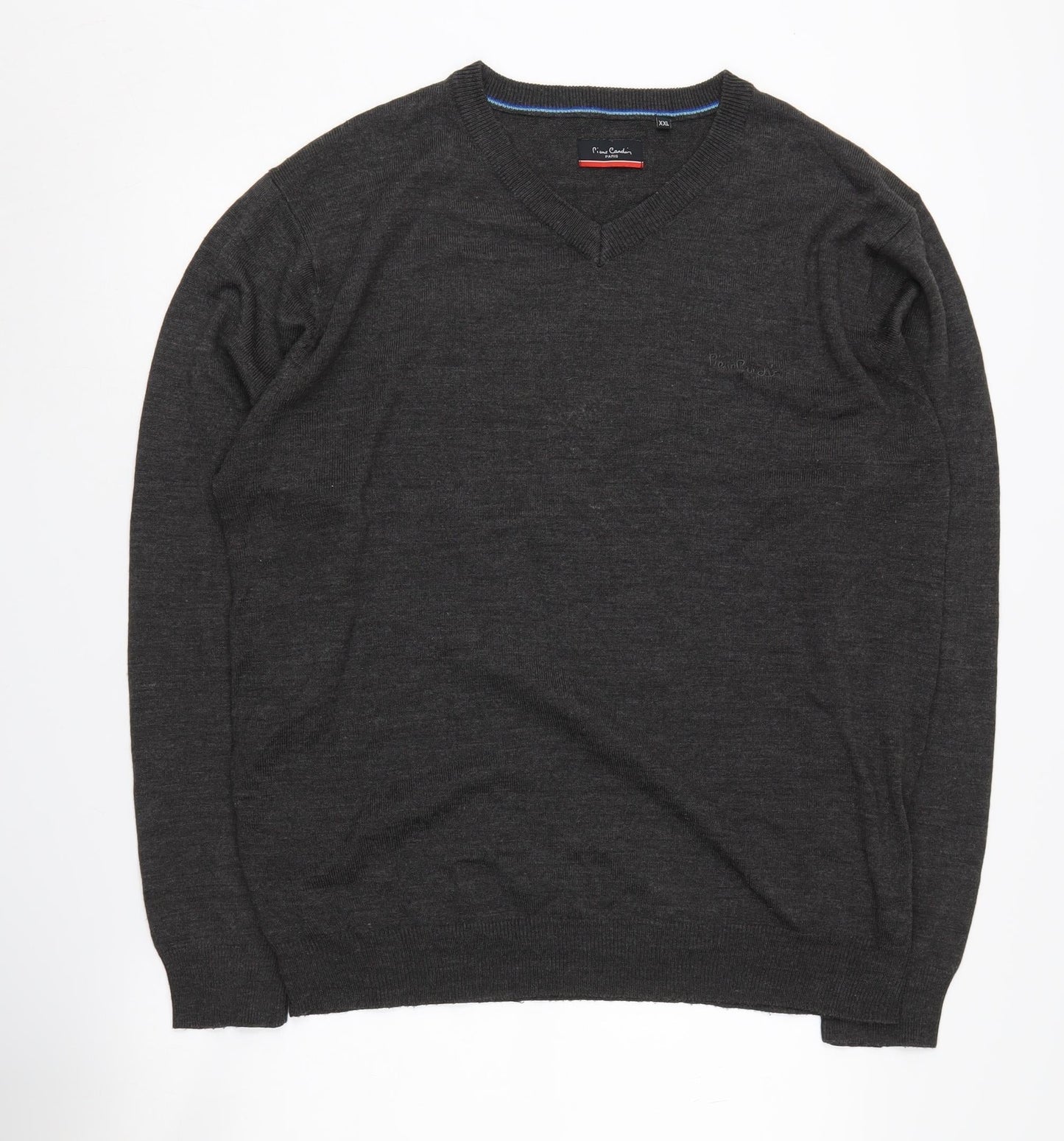 Pierre Cardin Men's Black 2XL V-Neck Pullover Jumper