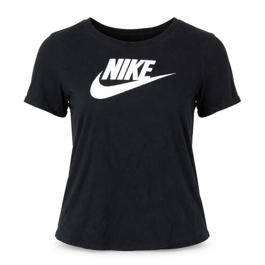Womens UK Size 2XS Nike Black 100% Cotton T-Shirt