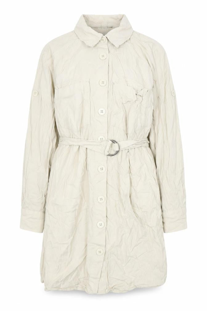 Topshop Women’s Beige Trench Coat Size 10