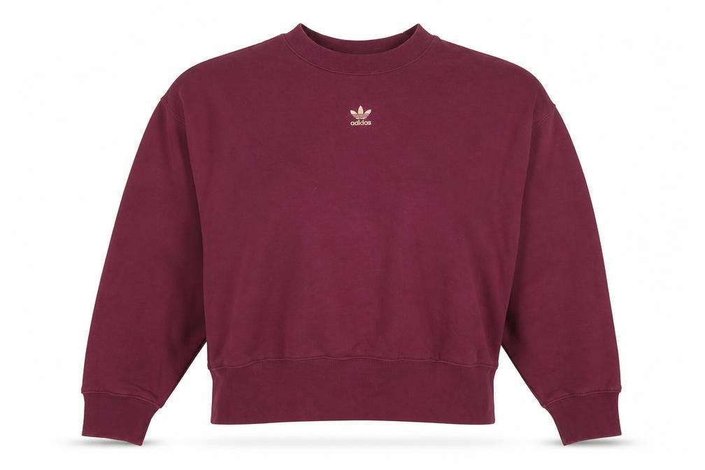 Womens UK 10 Regular adidas Purple Pullover Sweatshirt