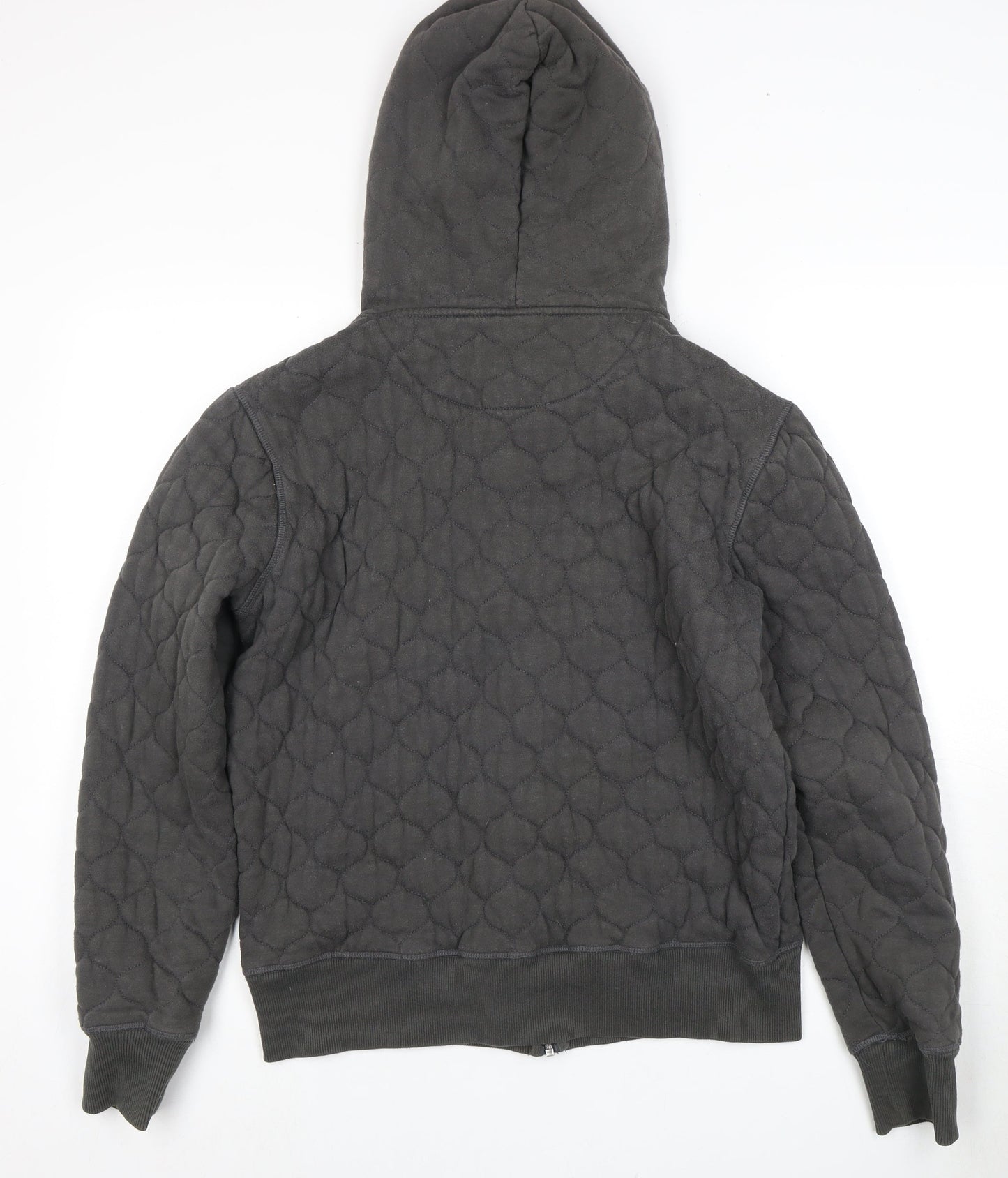 Firetrap Men's Grey Full Zip Hoodie, Size L