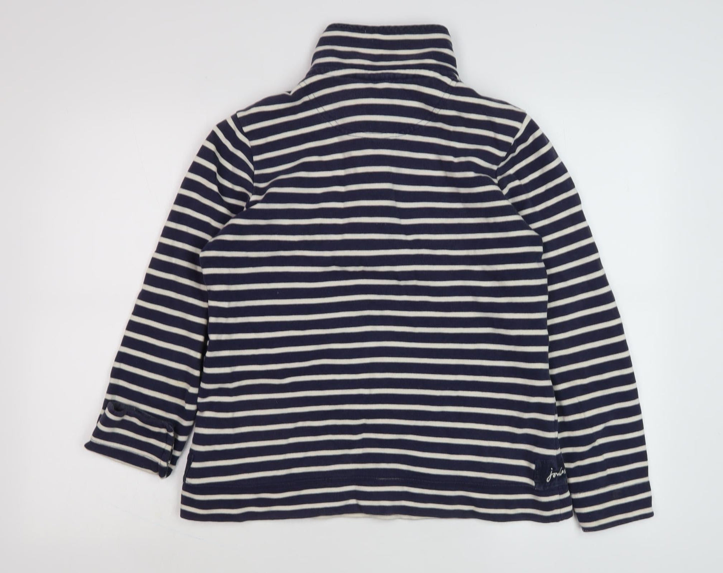 Joules Women's Blue Striped Pullover Sweatshirt Size 10