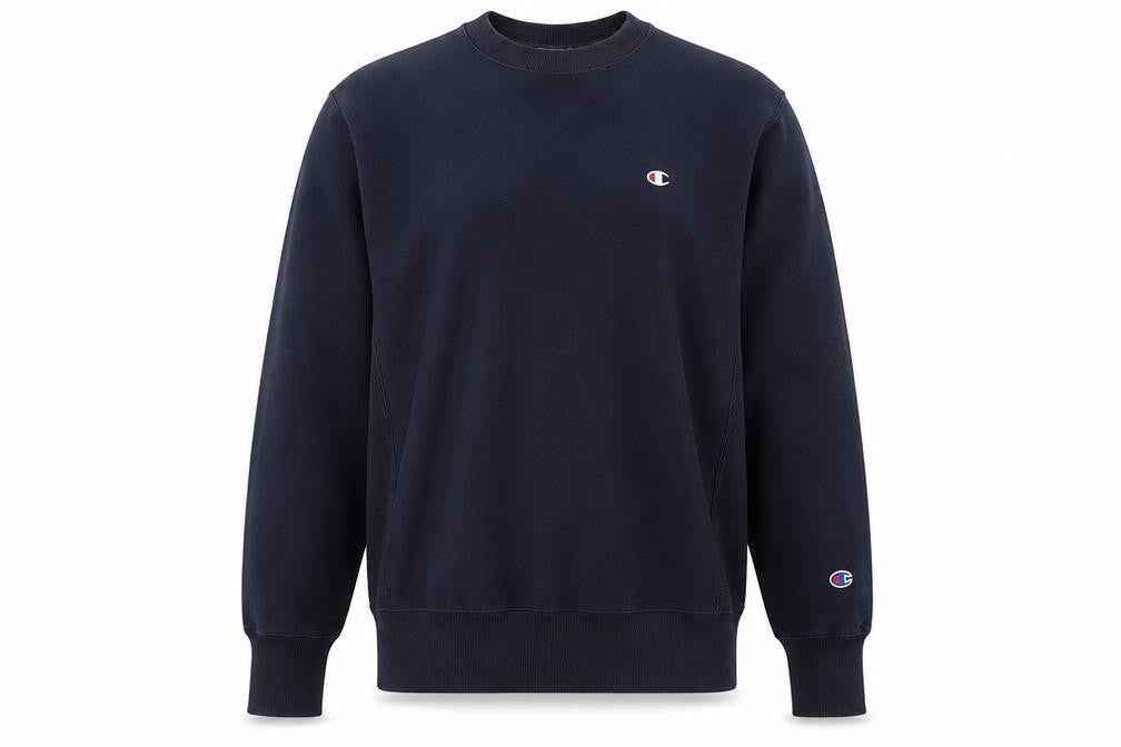 Mens UK L Regular Champion Blue Pullover Sweatshirt
