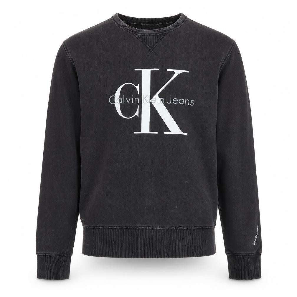 Mens UK M  Calvin Klein Black Pullover Sweatshirt