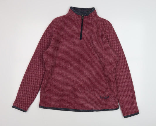 Weird Fish Women's Check Sweatshirt, S, Polyester