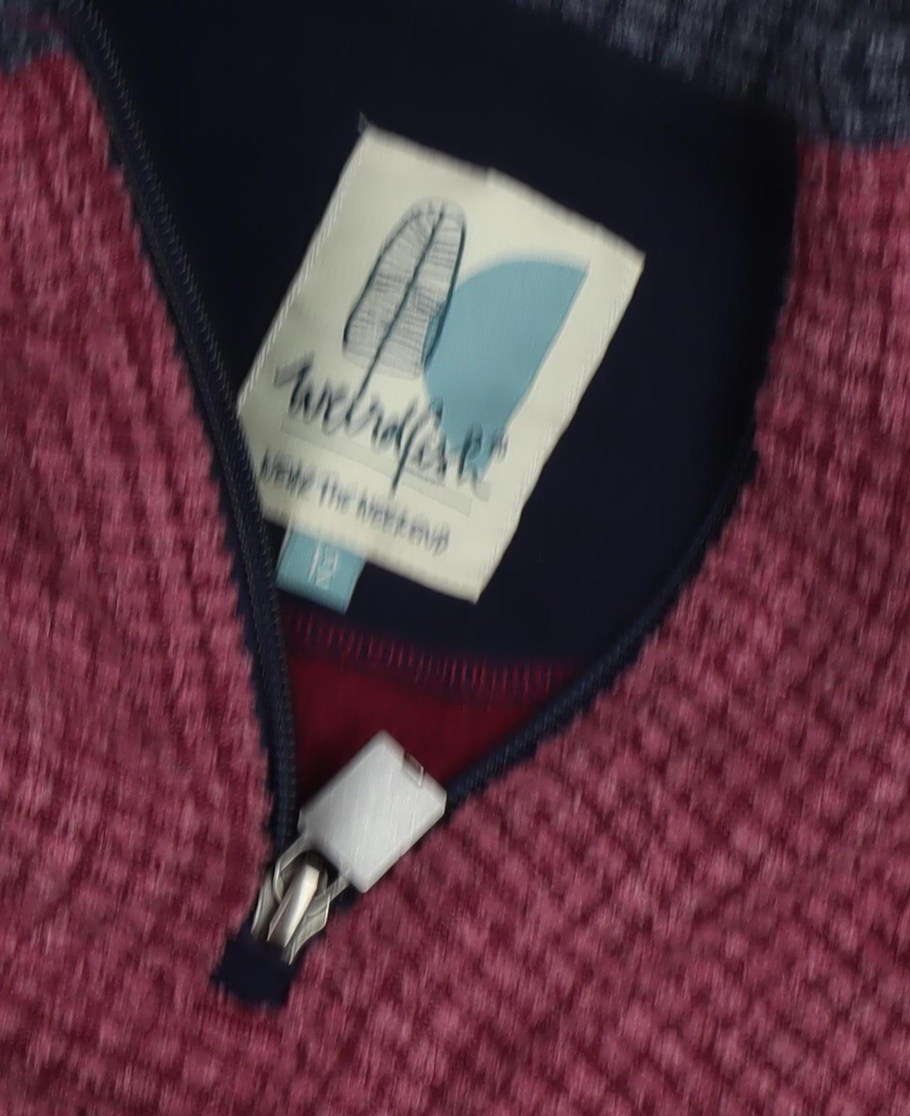 Weird Fish Women's Check Sweatshirt, S, Polyester