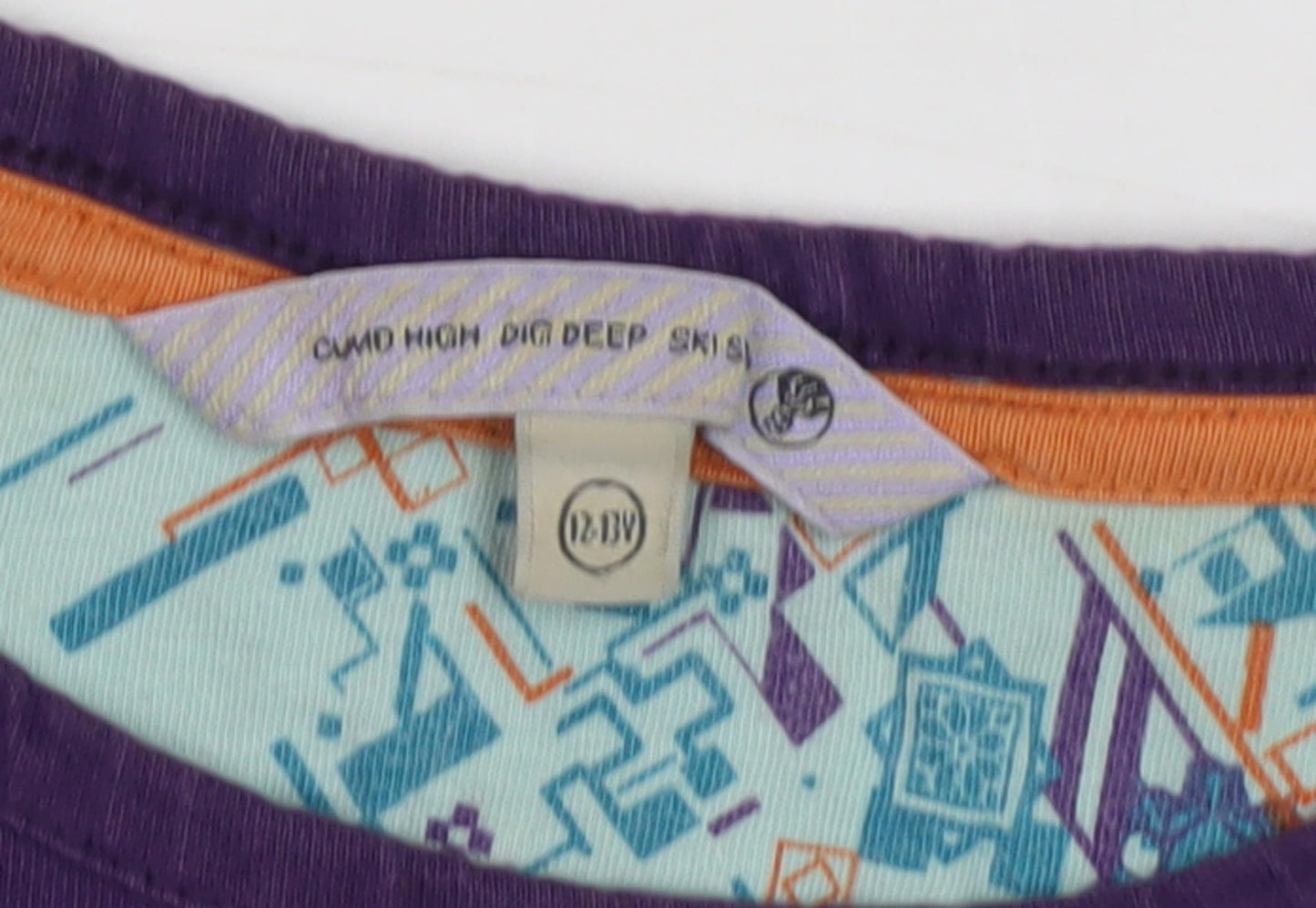 Fat Face Teens Long Sleeve Purple Winter Top