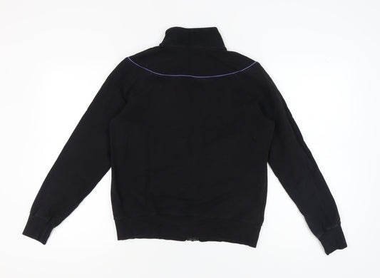 Pineapple Women's Black Zip Sweatshirt Size 16