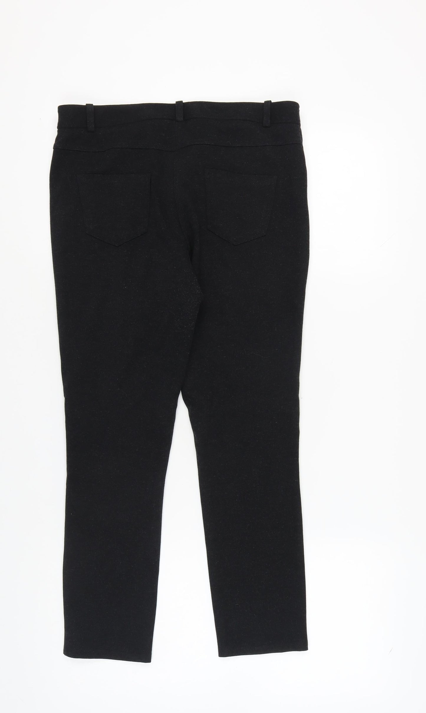 Lacoste Women's Black Slim-Fit Trousers