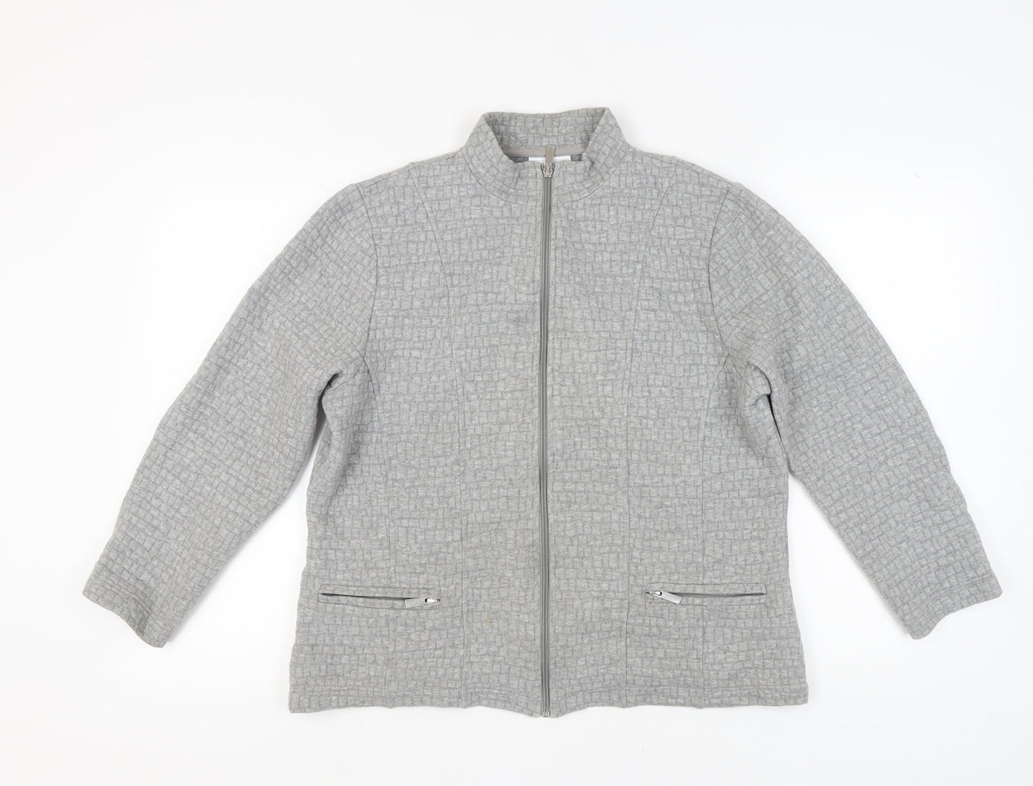 Cotswold Collections Grey Full Zip Sweatshirt L