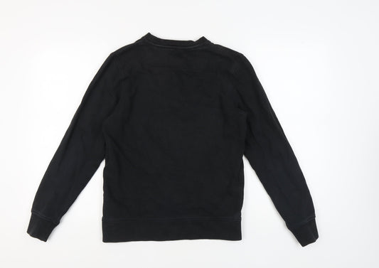 Jack & Jones Men's Black Graphic Sweatshirt S